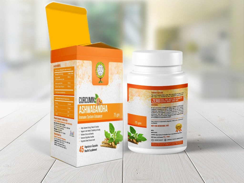 Curcumin Ashwagandha Capsules 45
